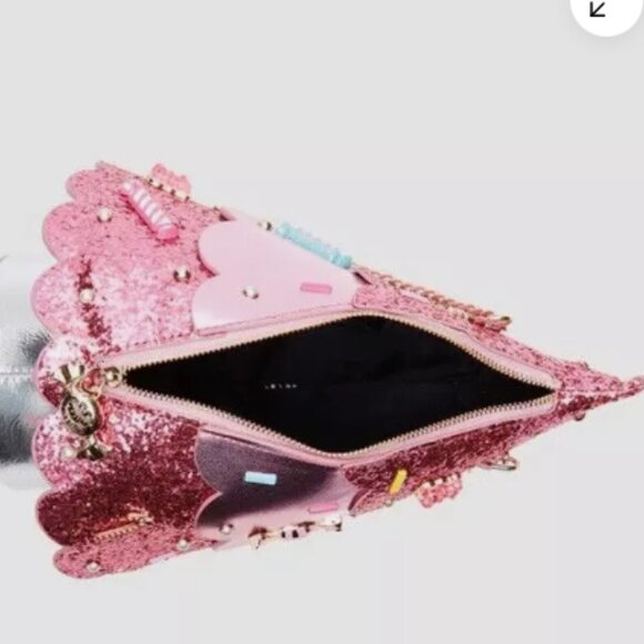 Betsey Johnson Pink Christmas Tree Crossbody - New So Cute  Chr - Picture 11 of 11